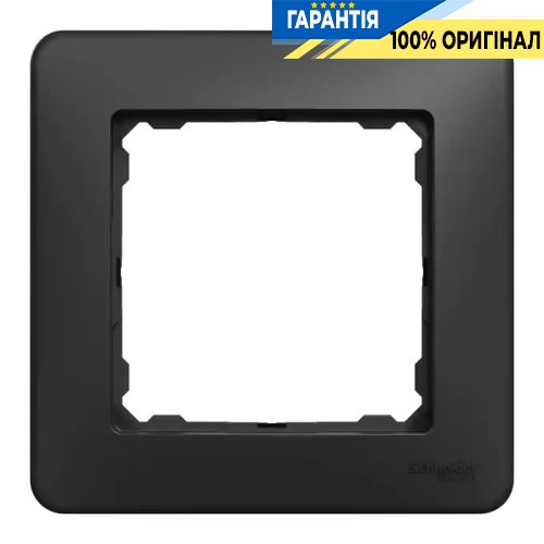 Рамка 1-а Schneider Electric «Sedna Design» SDD314801 (колір - чорний)