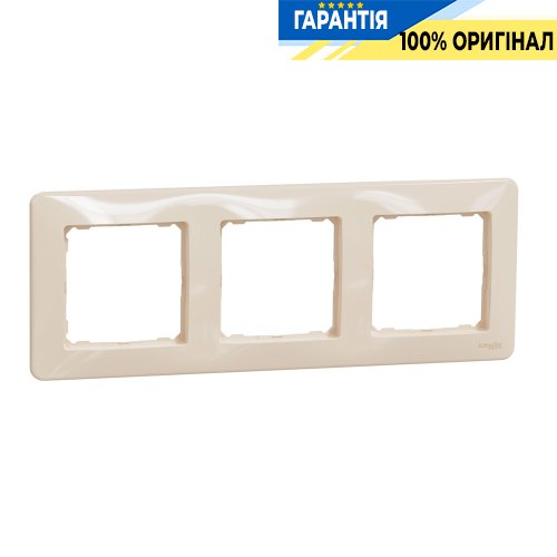 Рамка 3-а Schneider Electric «Sedna Design» SDD312803 (колір - бежевий)
