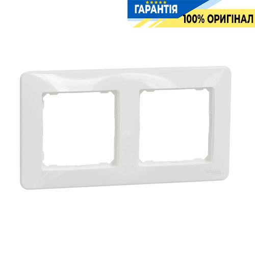 Рамка 2-я. Schneider Electric «Sedna Design» SDD311802 (цвет - белый)