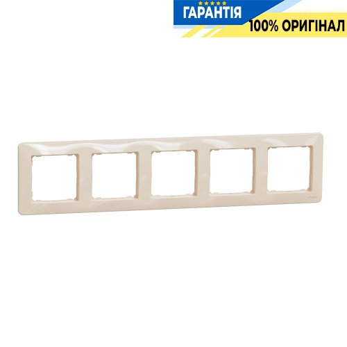 Рамка 5-а Schneider Electric «Sedna Design» SDD312805 (колір - бежевий)