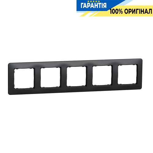 Рамка 5-а Schneider Electric «Sedna Design» SDD314805 (колір - чорний)