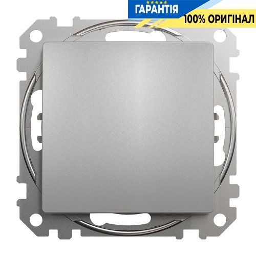 Промежуточный выключатель 1-кл Schneider Electric «Sedna Design» SDD113107 (цвет - алюминий)