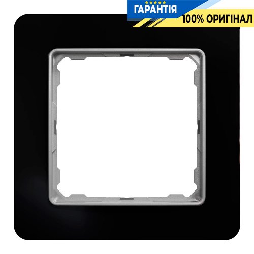 Рамка 1-а Schneider Electric «Sedna Elements» SDD361801 (колір - чорне скло)