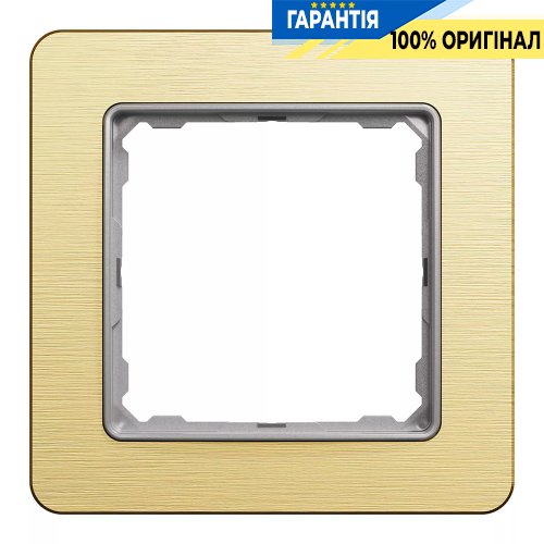 Рамка 1-я. Schneider Electric «Sedna Elements» SDD371801 (цвет - матовое золото)
