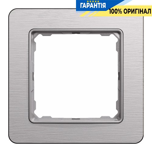 Рамка 1-я. Schneider Electric «Sedna Elements» SDD370801 (цвет - алюминий матовый)