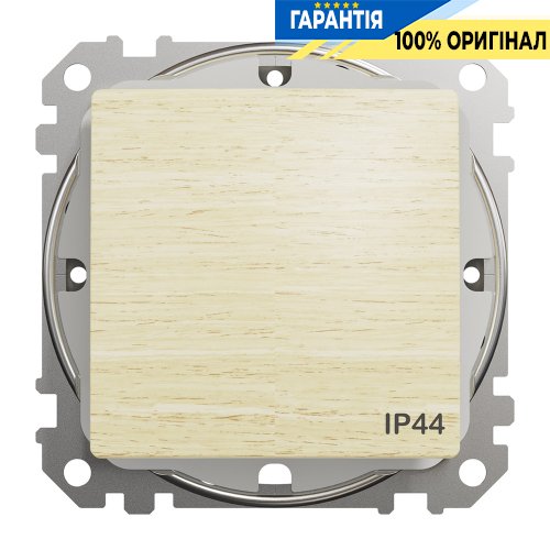 Перемикач 1-кл IP44 Schneider Electric Sedna Elements SDD280106 (колір - береза)