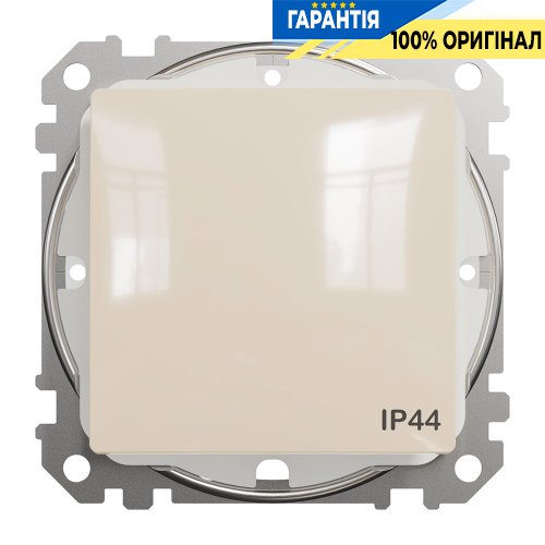 Перемикач 1-кл IP44 Schneider Electric Sedna Design SDD212106 (колір - бежевий)