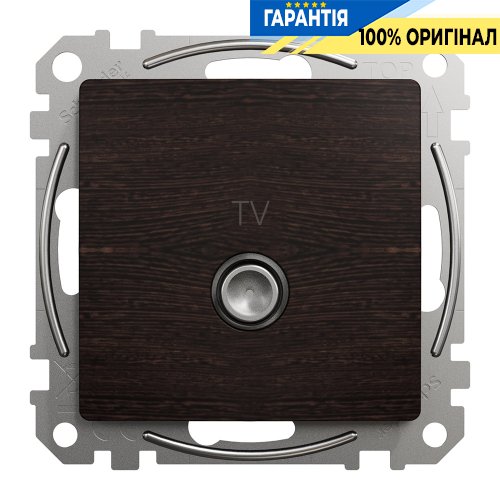 Розетка TV конечная 4дб Schneider Electric «Sedna Elements» SDD181471 (цвет - венге)