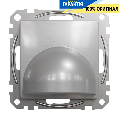 Розетка для вывода кабеля Schneider Electric «Sedna Design» SDD113903 (цвет - алюминий)