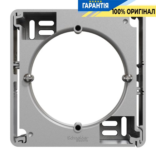 Коробка для поверхневого монтажу 1-пост Schneider Electric «Sedna Design» SDD113901 (колір - алюміній)