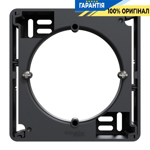 Коробка для поверхневого монтажу 1-пост Schneider Electric «Sedna Design» SDD114901 (колір - чорний)