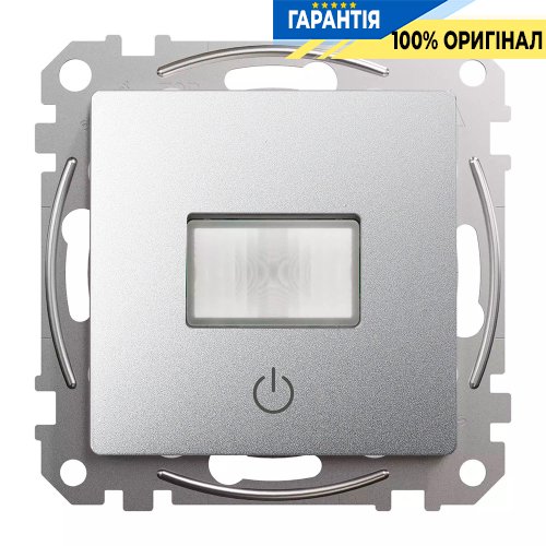 Датчик руху з вимикачем 10 A Schneider Electric Sedna Design SDD113504 (колір - алюміній)