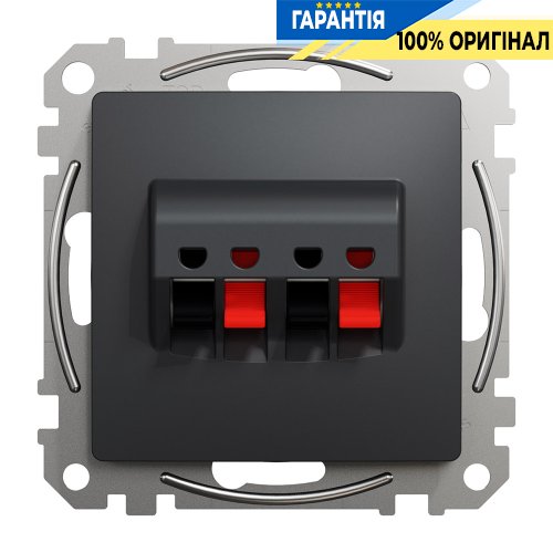 Аудіорозетка Schneider Electric «Sedna Design» SDD114411 (колір - чорний)