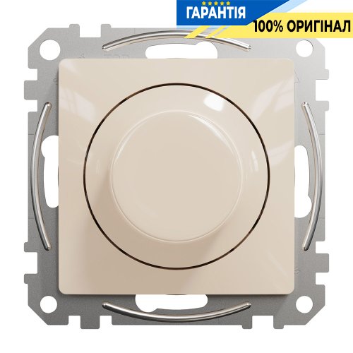 Універсальний поворотний димер для Led ламп Schneider Electric «Sedna Design» SDD112502 (колір - бежевий)