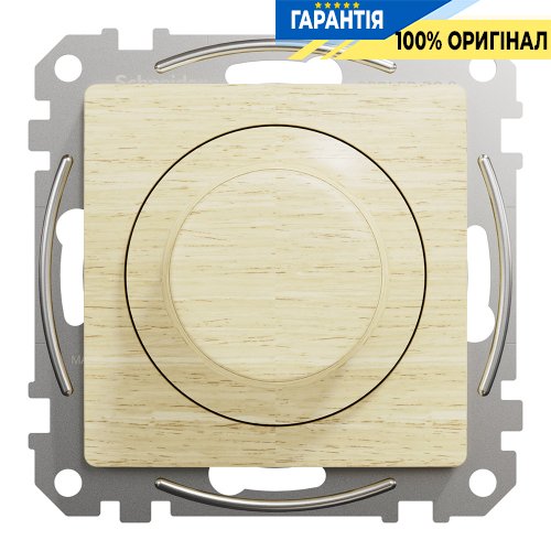 Поворотний димер для LED RC 3-370Вт Schneider Electric Sedna Elements SDD180501 (колір - береза)