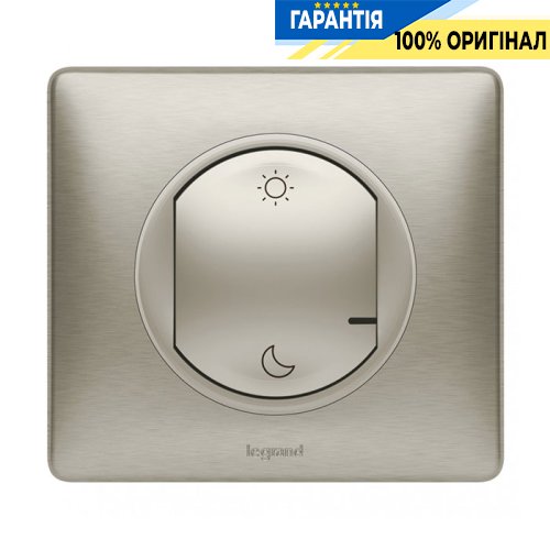 Умный беспроводной сценарный выключатель «День/Ночь» Legrand Celiane with Netatmo 064885, титан