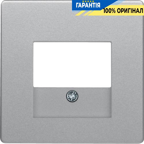Накладка для розеток громкоговорителей, USB-розеток, алюминий, «Q.1» «Q.3» «Q7» Berker 10336084