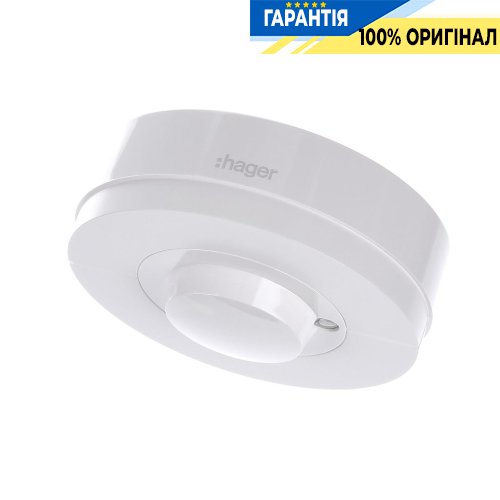 Датчик руху Hager EE883, ультрозвук, зовнішній монтаж