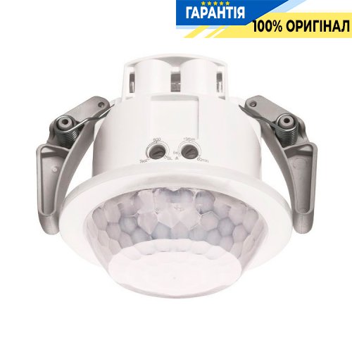 Датчик руху 360°, 1НВ контакт, 10A AC1/230V~, виявлення Ø20м, EER503 Hager, внутрішній монтаж