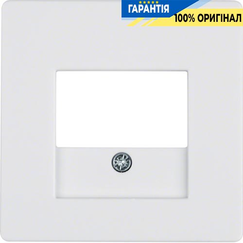 Накладка для розеток громкоговорителей, USB-розеток, полярная белизна, «Q.1» «Q.3» «Q7» Berker 10336089
