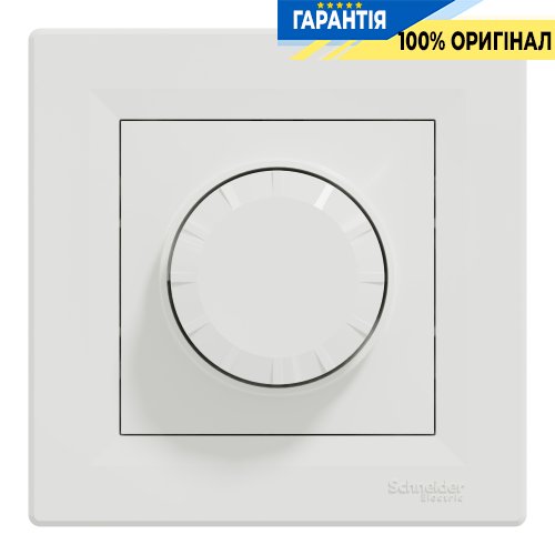 Поворотный LED диммер RC 3-370Вт Schneider Electric Asfora EPH6800121 белый