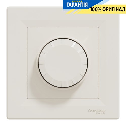 Поворотный LED диммер RC 3-370Вт Schneider Electric Asfora EPH6800123 крем