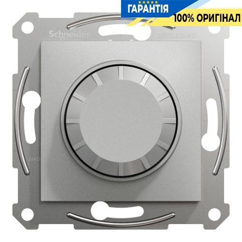 Поворотный LED диммер RC 3-370Вт Schneider Electric Asfora EPH6800161 алюминий