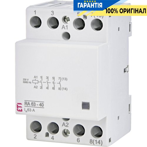 Контактор 4НВ, 63А, 230V/AC, RA 63-40 230V AC ETI 2464096