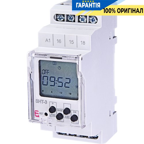 Програмоване цифрове реле SHT-3 230V AC (1x16A AC1) ETI 2470055