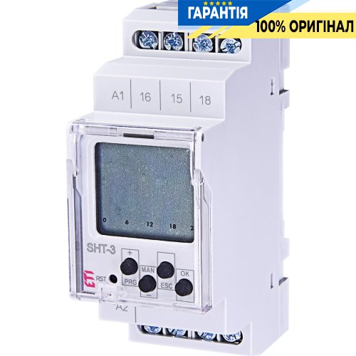 Программируемое цифровое реле SHT-3 UNI 12-240 AC/DC (1x16A AC1) ETI 2470056