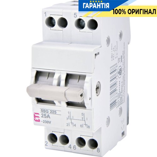 Перемикач навантаження ETI SSQ 240 "1-0-2", 2p 40A 2421425