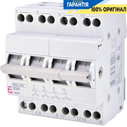 Перемикач навантаження ETI SSQ 425 "1-0-2", 4p 25A 2421444