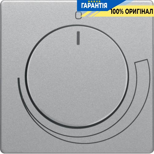 Центральна панель для регулятора кількості обертів, алюміній, Berker «Q.1» «Q.3» «Q7» 11376074