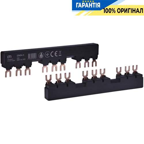 Соединительная шина изолированная IZM54-3 (3хМРЕ (до 40А)+Б.К. или 3хMS+Б.К. или 3хMSP0) ETI 2921303