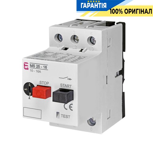 Автоматический выключатель защиты двигателя MS25-16 ETI 4600110