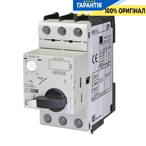 Автоматичний вимикач захисту двигуна MPE25-16 ETI 4648011