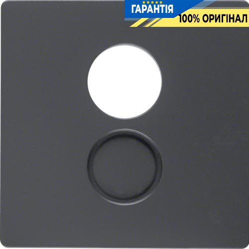 Накладка для розеток громкоговорителей, антрацит, «Q.1» «Q.3» «Q7» Berker 11966086