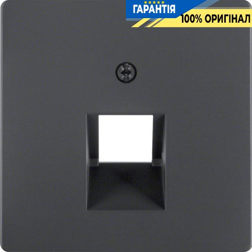 Накладка для 1-й розетки UAE, антрацит, «Q.1» «Q.3» «Q7» Berker 14076086