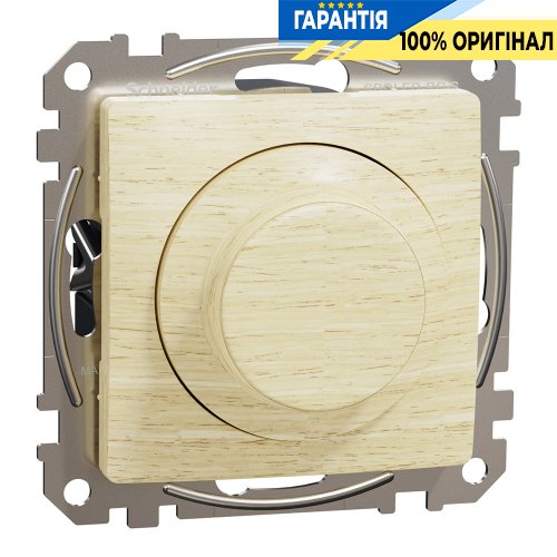 Поворотний димер для LED RC 3-370Вт Schneider Electric Sedna Elements SDD180501 (колір - береза)