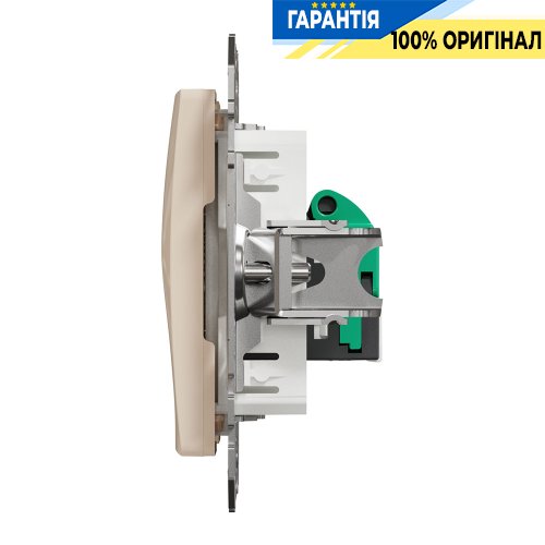 Комп'ютерна розетка RJ45 кат. 5е UTP Schneider Electric «Sedna Design» SDD112451 (колір - бежевий)