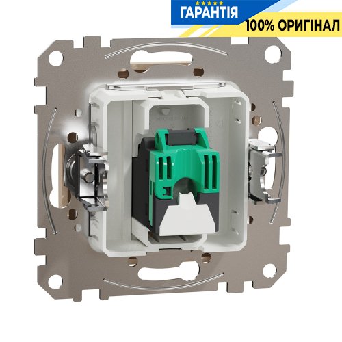 Комп'ютерна розетка RJ45 кат. 5е UTP Schneider Electric «Sedna Design» SDD112451 (колір - бежевий)