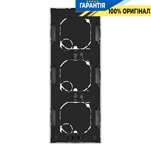 Корпус 3-й для зовнішнього монтажу, висока модель AP A.8, титановий металік, Hager WAF8310TA