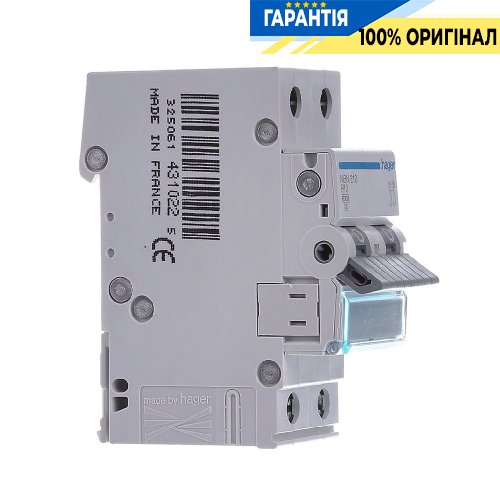 Автоматический выключатель Hager 2-полюсный, 40A , B, 6kA, MBN240