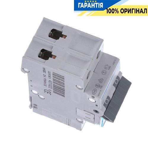 Автоматичний вимикач Hager 2-полюсний, 63A , B, 6kA, MBN263