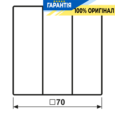 Клавіша для вимикача 3-а JUNG LC993BF222 vert jaune clair світло-жовта