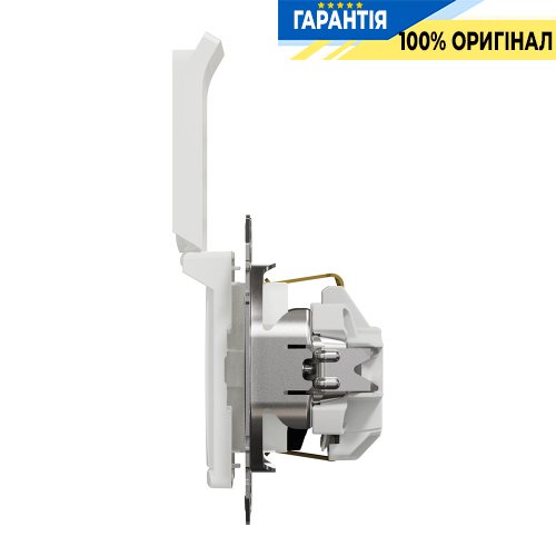 Розетка с з/к со шторками с крышкой Schneider Electric «Sedna Design» SDD111024 (цвет - белый)