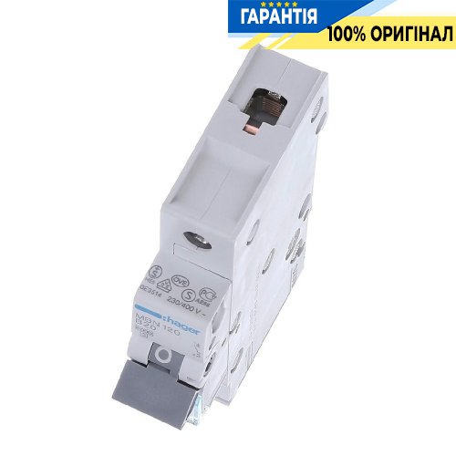 Автоматический выключатель Hager 1-полюсный, 10A, C, 6kA, MCN110