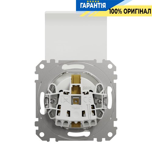 Розетка с з/к со шторками с крышкой Schneider Electric «Sedna Design» SDD111024 (цвет - белый)