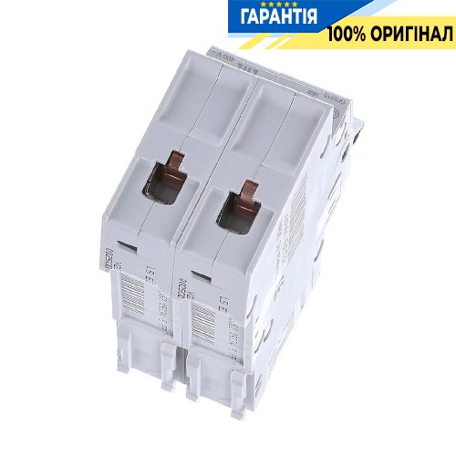 Автоматичний вимикач Hager 2-полюсний, 25A, C, 6kA, MCN225