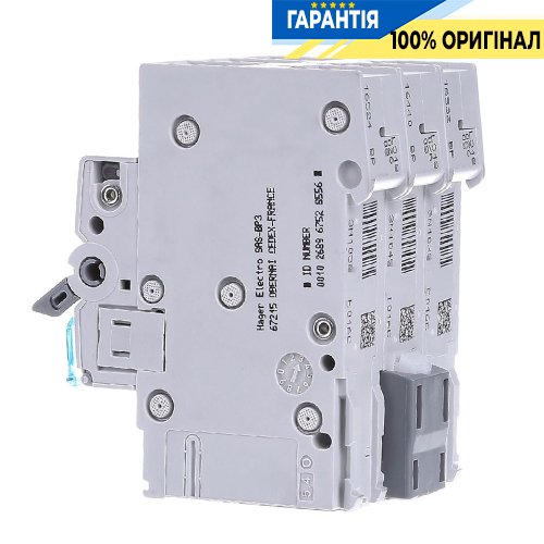 Автоматический выключатель Hager 3-полюсный, 10A, C, 6kA, MCN310